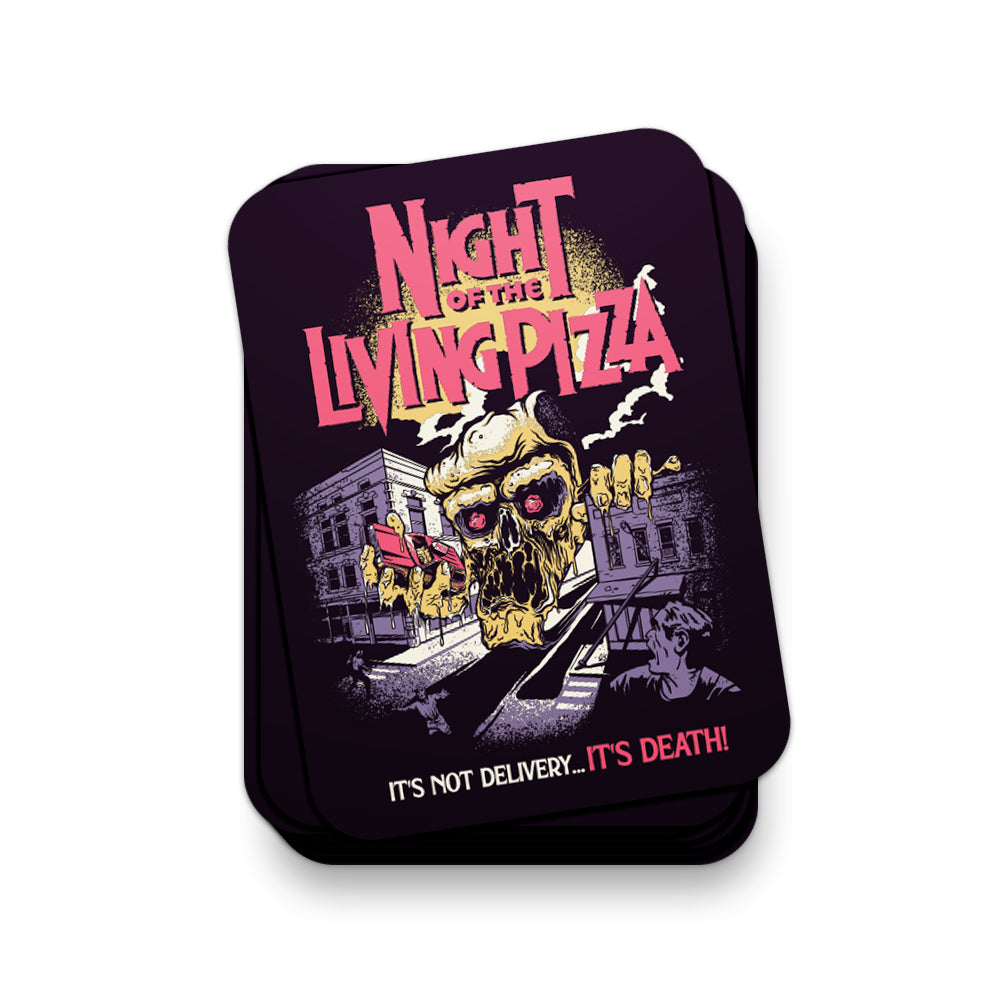 Night of the Living Pizza Sticker - United State of Indiana