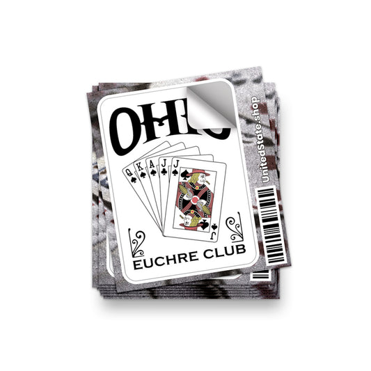 Ohio Euchre Club Sticker