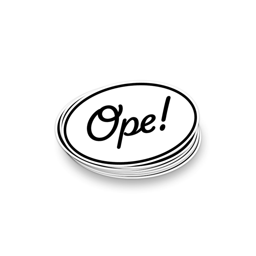 Ope! Sticker - United State of Indiana