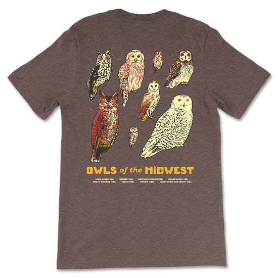 Owls of the Midwest Tee - United State of Indiana
