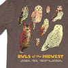 Owls of the Midwest Tee - United State of Indiana