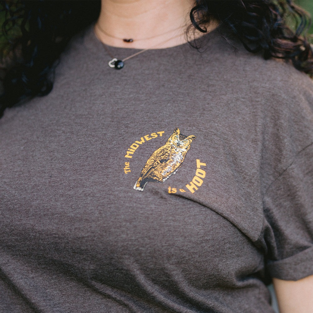 Owls of the Midwest Tee - United State of Indiana