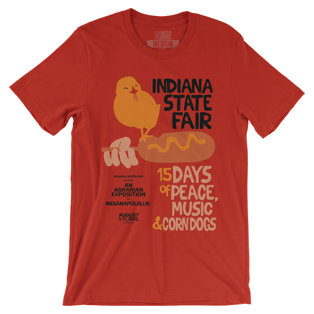 Peace and Corndogs Tee ***CLEARANCE*** - United State of Indiana