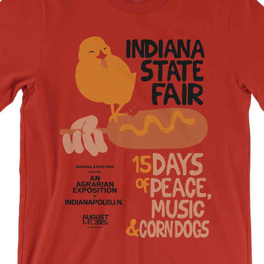Peace and Corndogs Tee ***CLEARANCE*** - United State of Indiana