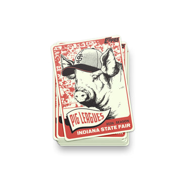 Pig Leagues Sticker