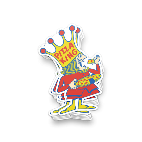 Pizza King Sticker - United State of Indiana