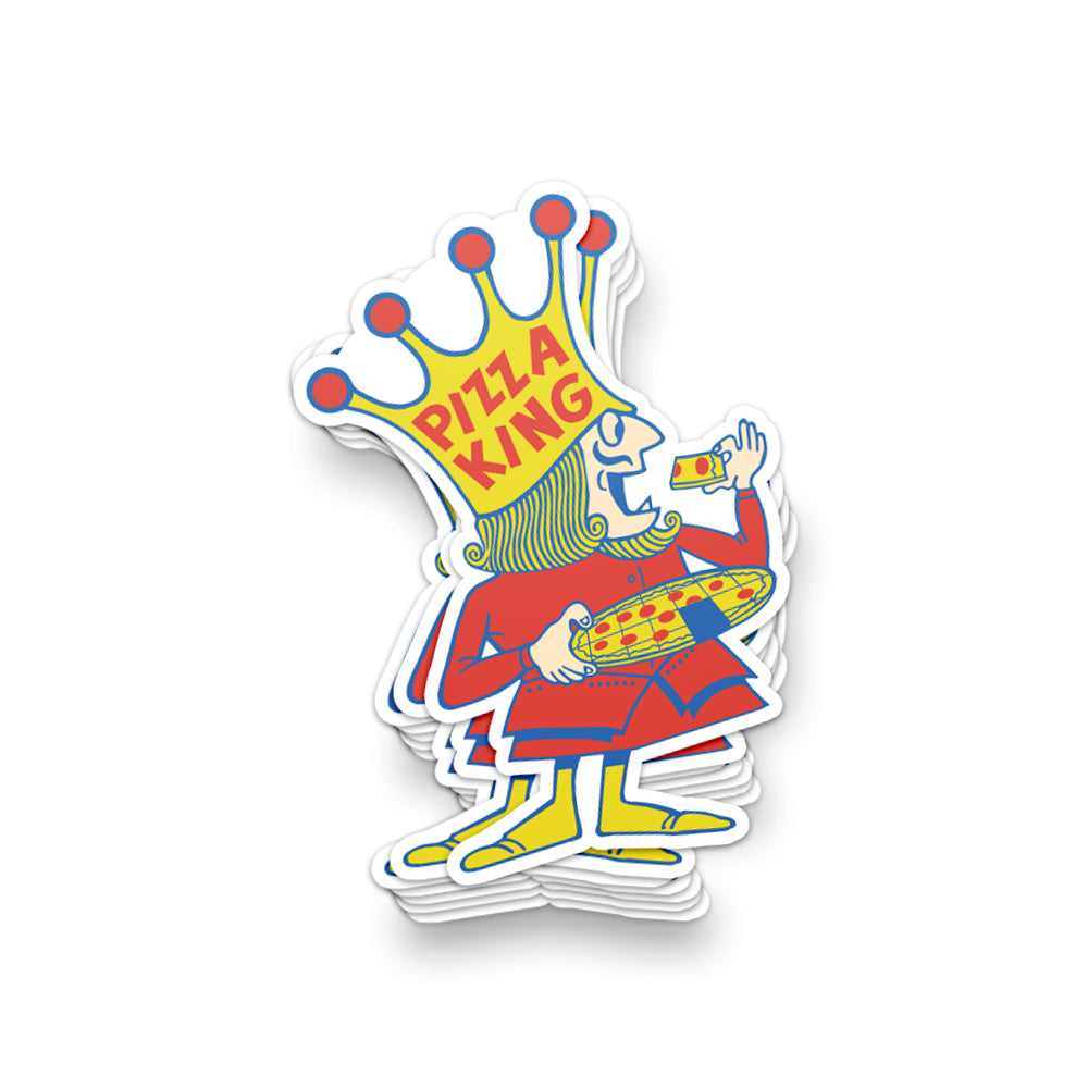 Pizza King Sticker - United State of Indiana