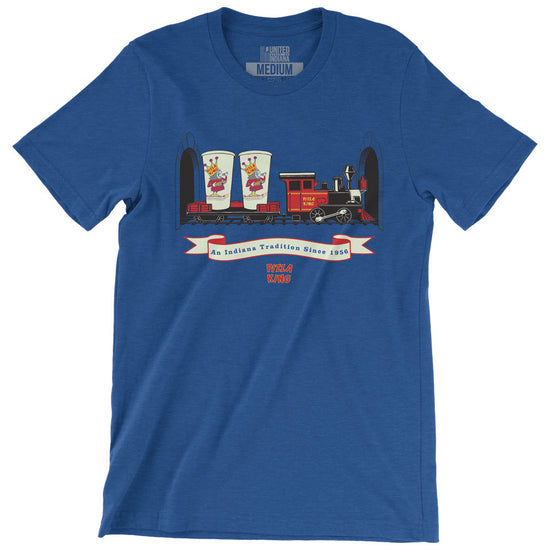 Pizza King Train Tee - United State of Indiana