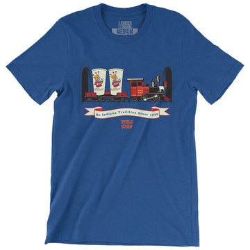 Pizza King Train Tee - United State of Indiana