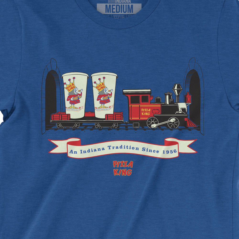 Pizza King Train Tee - United State of Indiana