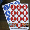 Pollock Euchre Deck - United State of Indiana