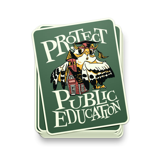 Protect Public Ed Sticker - United State of Indiana