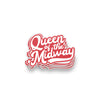 Queen of the Midway Wordmark Sticker