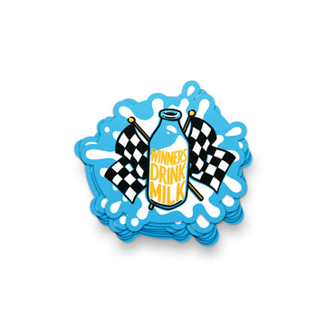 Racing Winners Drink Milk