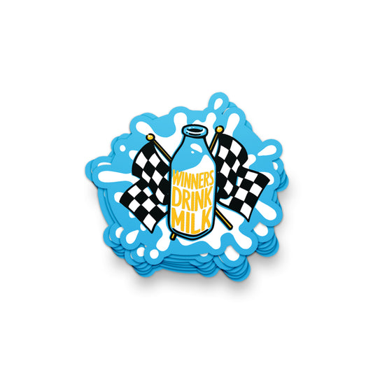Racing Winners Drink Milk