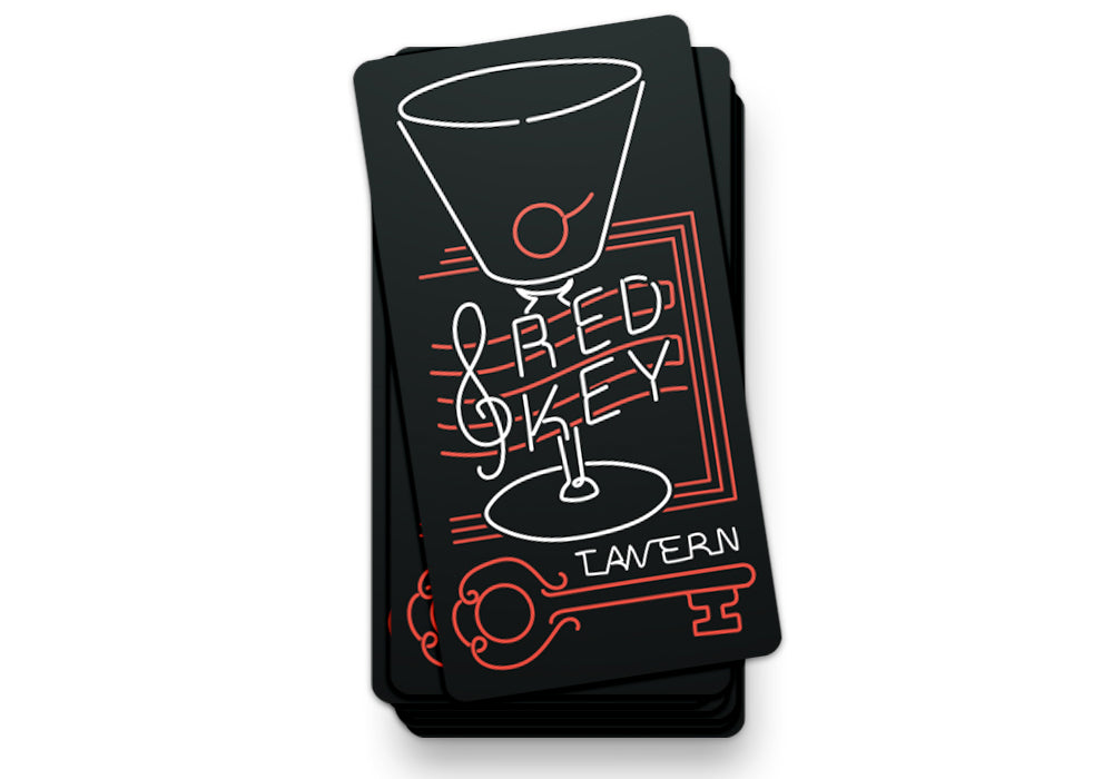 Red Key Tavern Sticker - United State of Indiana