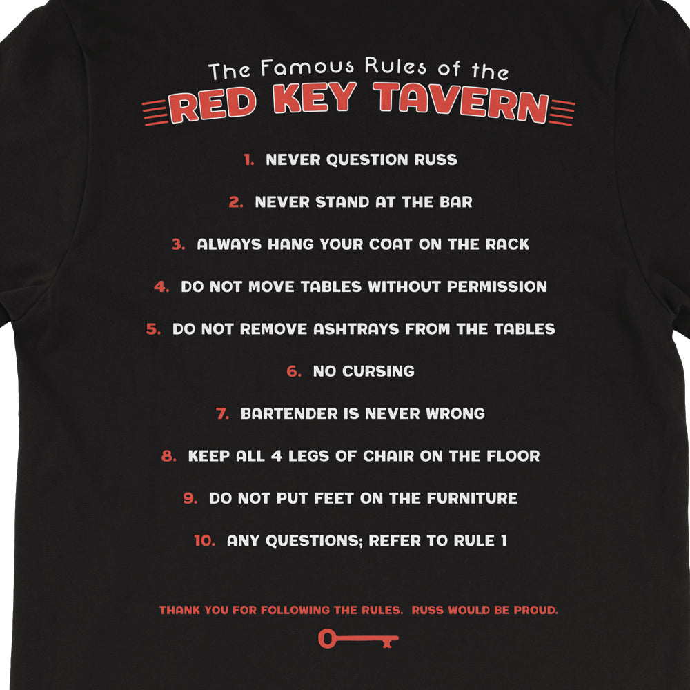 Red Key Rules Tee - United State of Indiana