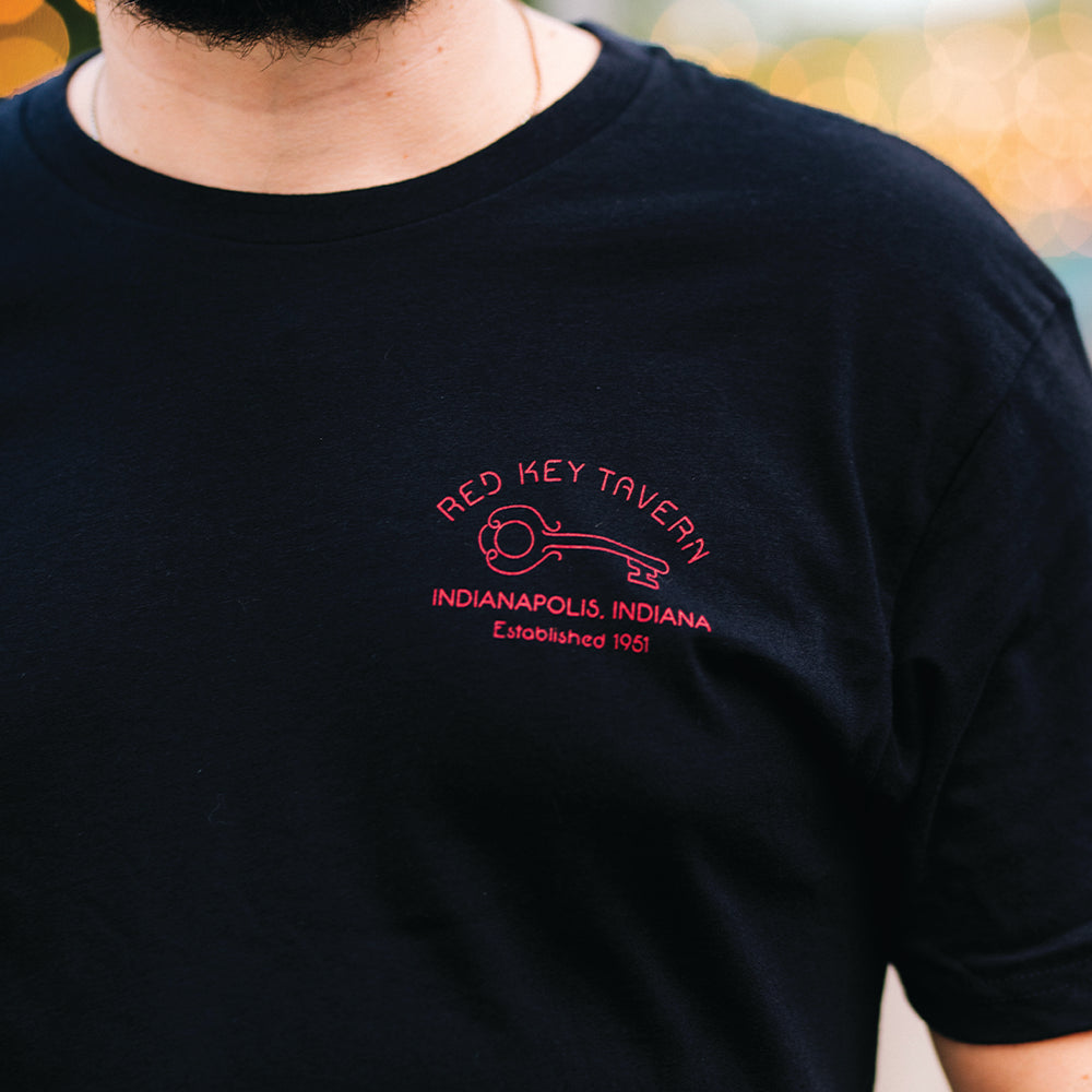 Red Key Tavern Tee - United State of Indiana
