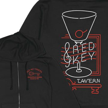 Red Key Tavern Zip-Up Hoodie