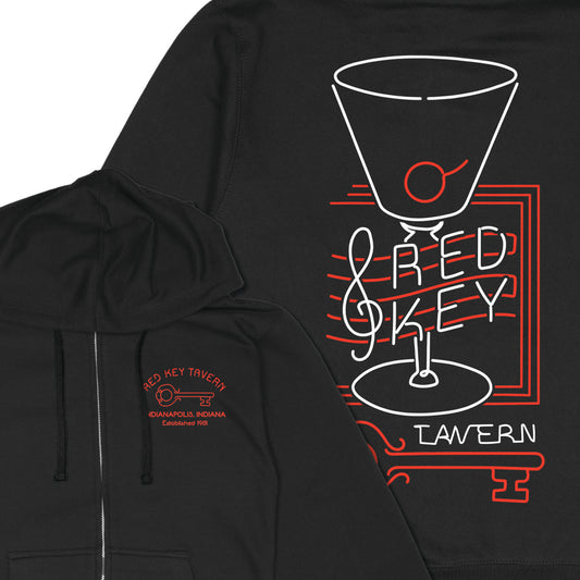 Red Key Tavern Zip-Up Hoodie