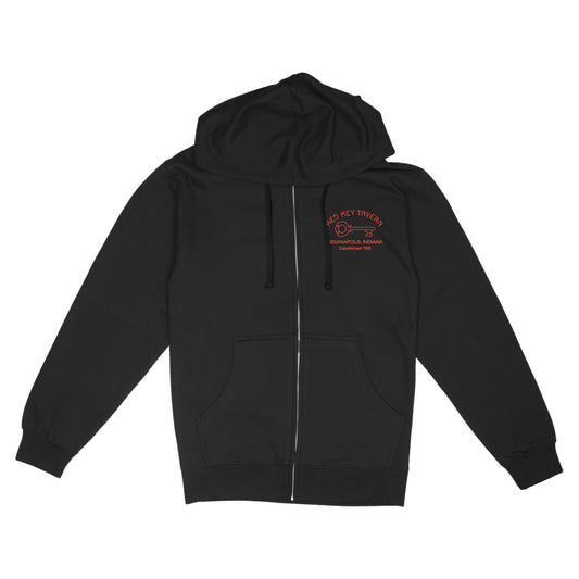Red Key Tavern Zip-Up Hoodie