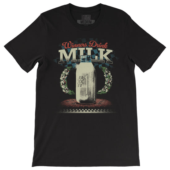 Retro Winners Drink Milk Tee - United State of Indiana