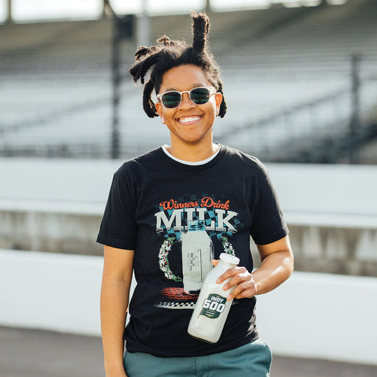 Retro Winners Drink Milk Tee - United State of Indiana