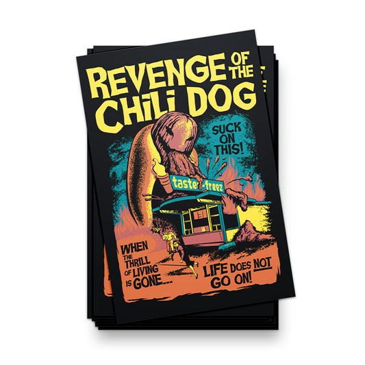 Revenge of the Chili Dog Postcard