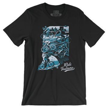 Ride Indiana Your Way Tee - United State of Indiana