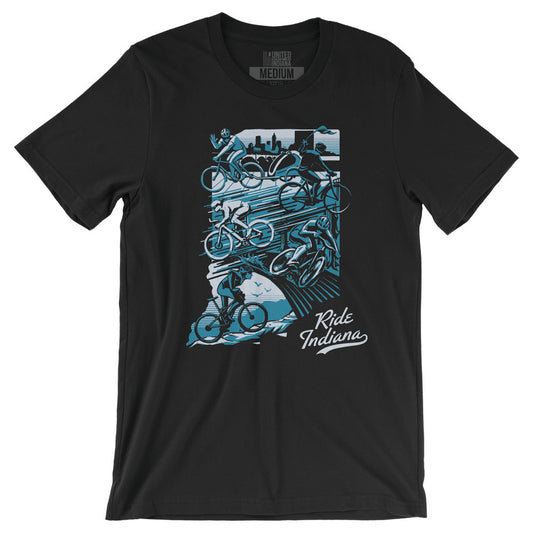 Ride Indiana Your Way Tee - United State of Indiana