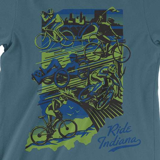 Ride Your Way Tee - United State of Indiana