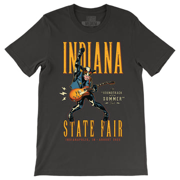 Rock 'n' Roll Cow Tee ***CLEARANCE*** - United State of Indiana