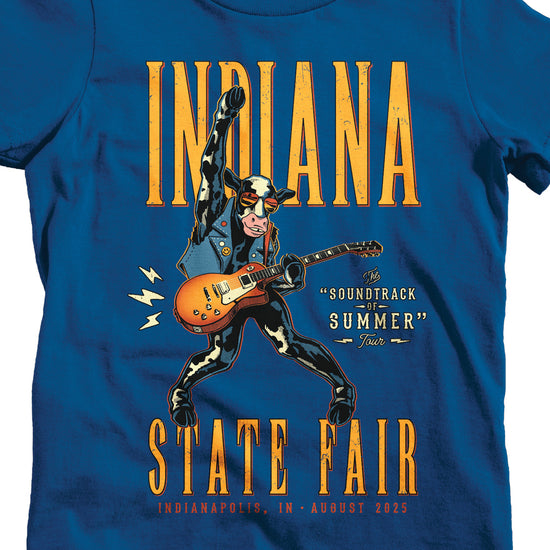 Rock 'n' Roll Cow Youth Tee ***CLEARANCE*** - United State of Indiana