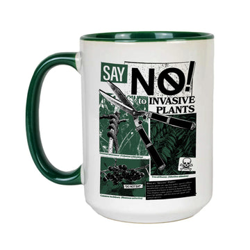 Say No to Invasive Plants Mug - United State of Indiana