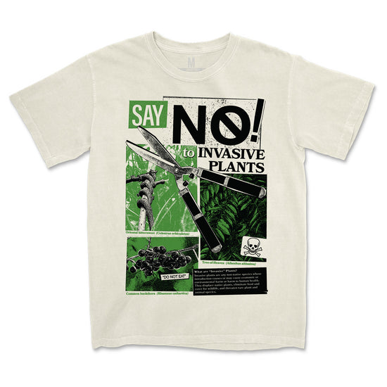 Say No to Invasive Plants Tee - United State of Indiana