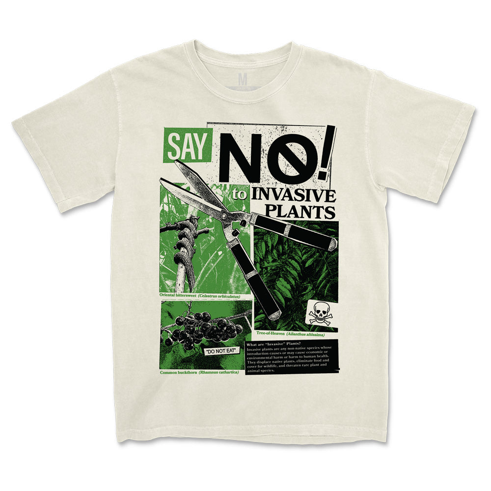 Say No to Invasive Plants Tee - United State of Indiana