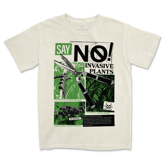 Say No to Invasive Plants Tee - United State of Indiana