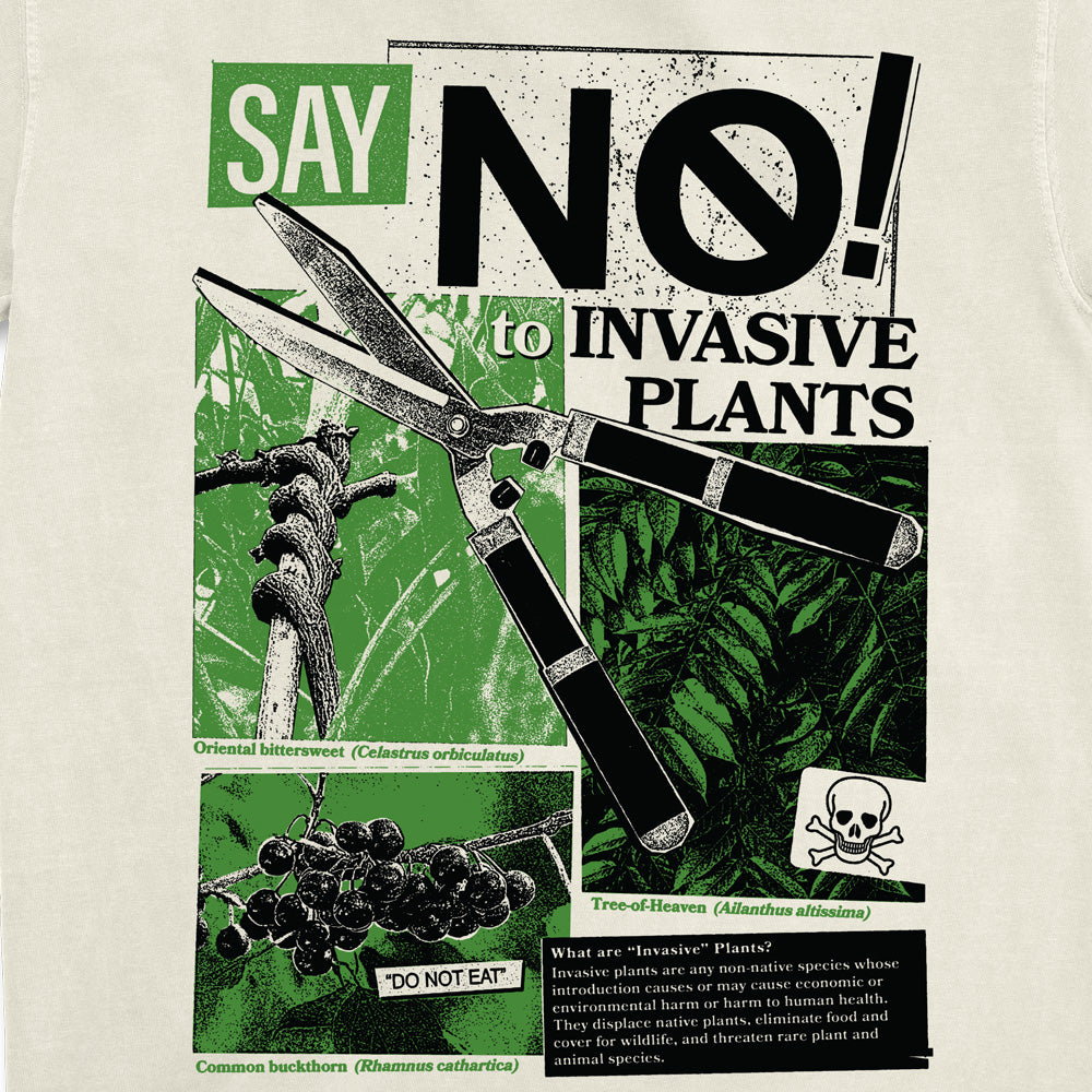 Say No to Invasive Plants Tee - United State of Indiana