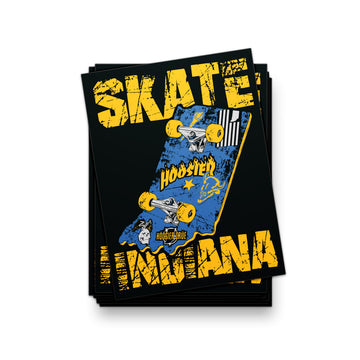 Skate Indiana Sticker - United State of Indiana