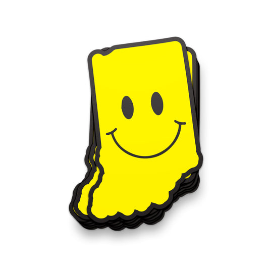 Smiley Indiana Sticker - United State of Indiana