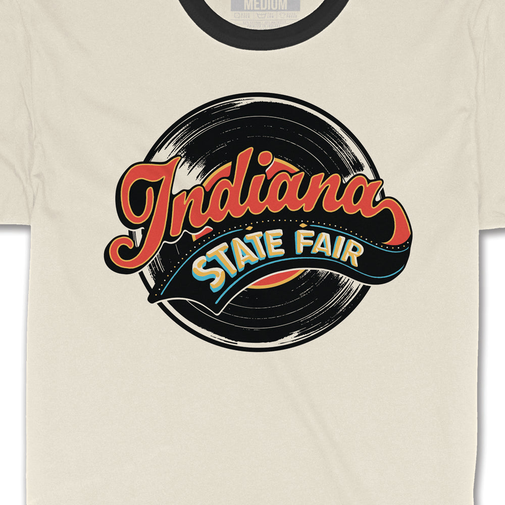 Indiana State Fair Record Ringer Tee ***CLEARANCE*** - United State of Indiana