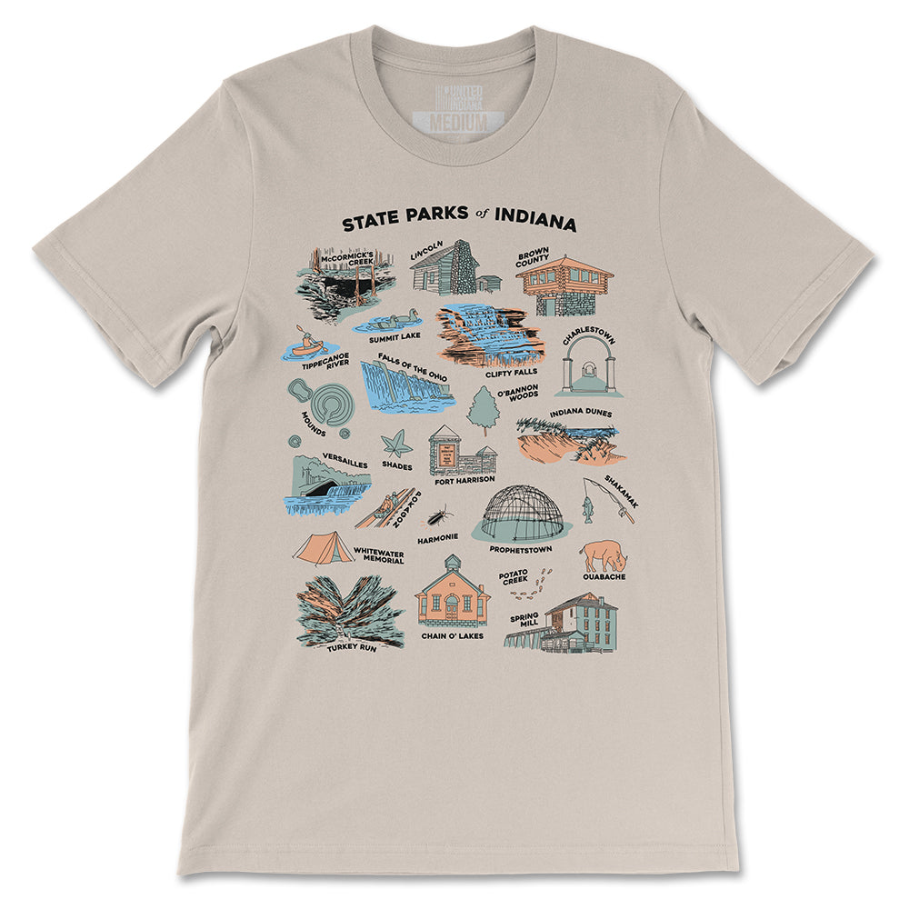 Indiana State Parks Tee - United State of Indiana