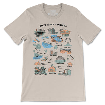 Indiana State Parks Tee - United State of Indiana