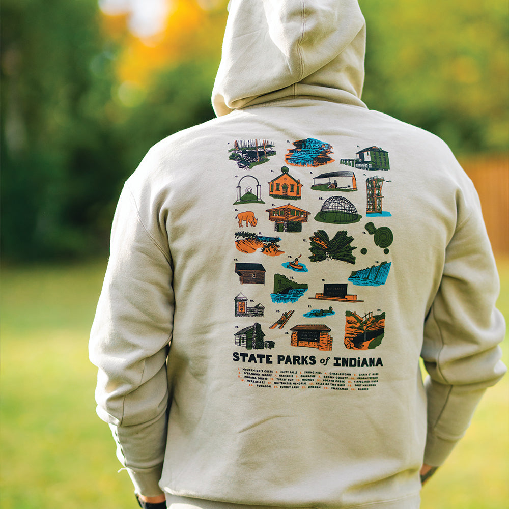 Indiana State Parks Hoodie - United State of Indiana