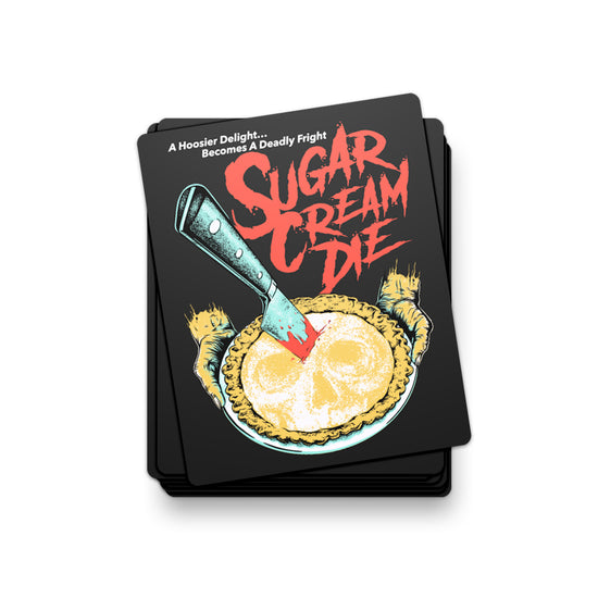 Sugar Cream Die Sticker - United State of Indiana