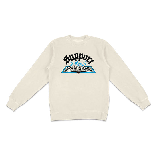 Support Your Local Bookstore Crewneck - United State of Indiana