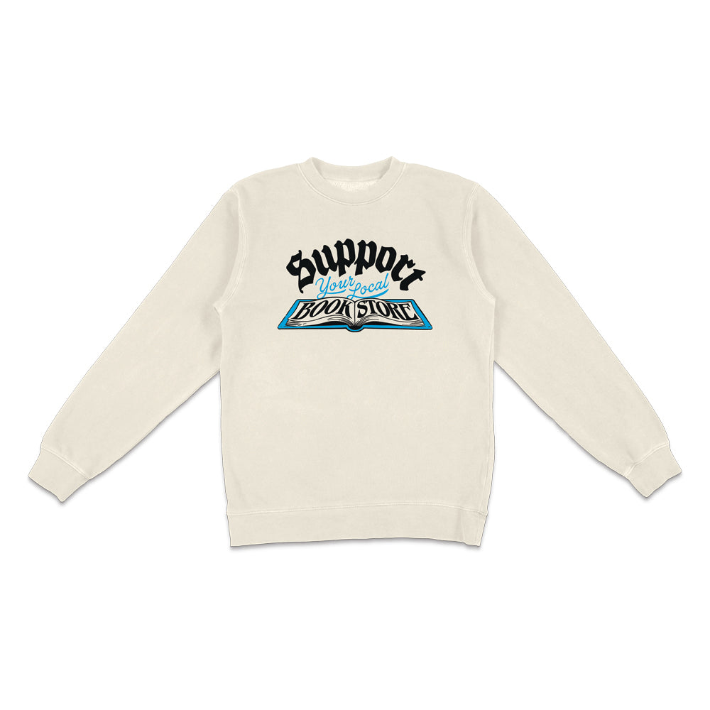 Support Your Local Bookstore Crewneck - United State of Indiana