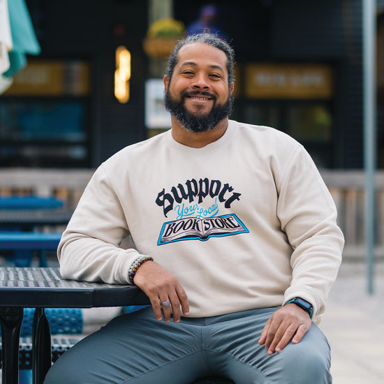 Support Your Local Bookstore Crewneck - United State of Indiana