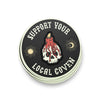 Support Your Local Coven Biker Sticker - United State of Indiana