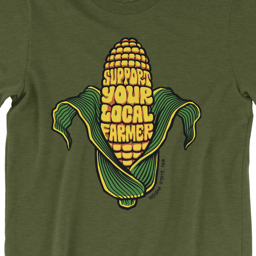 Support Your Local Farmer Tee ***CLEARANCE*** - United State of Indiana